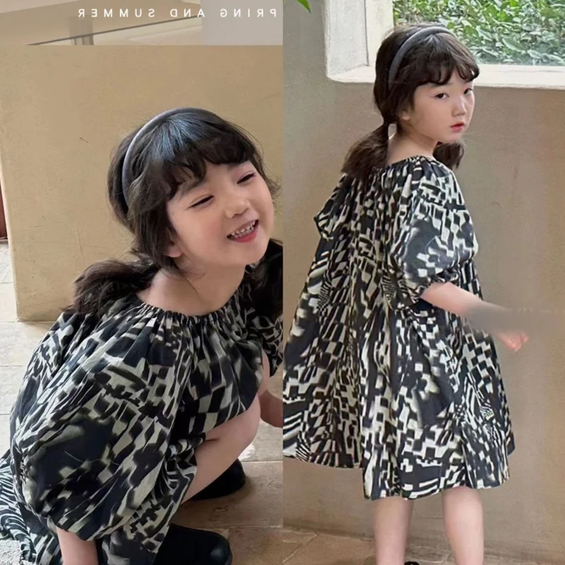 Girls' Dress Summer New Western Style Full Printed Princess Dress Long Dress Children One Piece Dropshipping
Girls' Dress Summer New Western Style Full Printed Princess Dress Long Dress Children One Piece Dropshipping