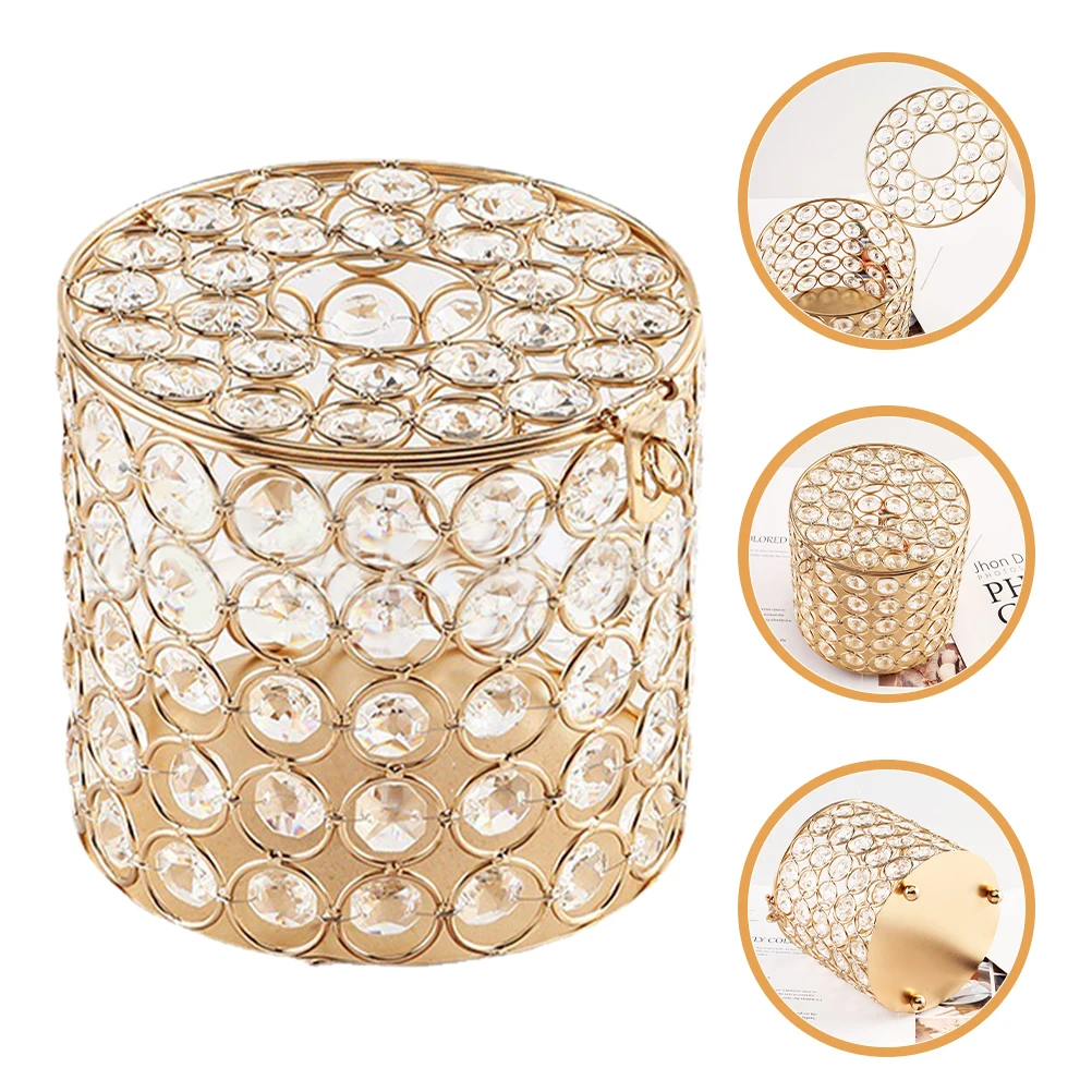 -plated Crystal Tissue Box Cover Round Napkin Holder Bathroom Car Vintage Decorative Reusable Easy Clean Smooth Edge
-plated Crystal Tissue Box Cover Round Napkin Holder Bathroom Car Vintage Decorative Reusable Easy Clean Smooth Edge