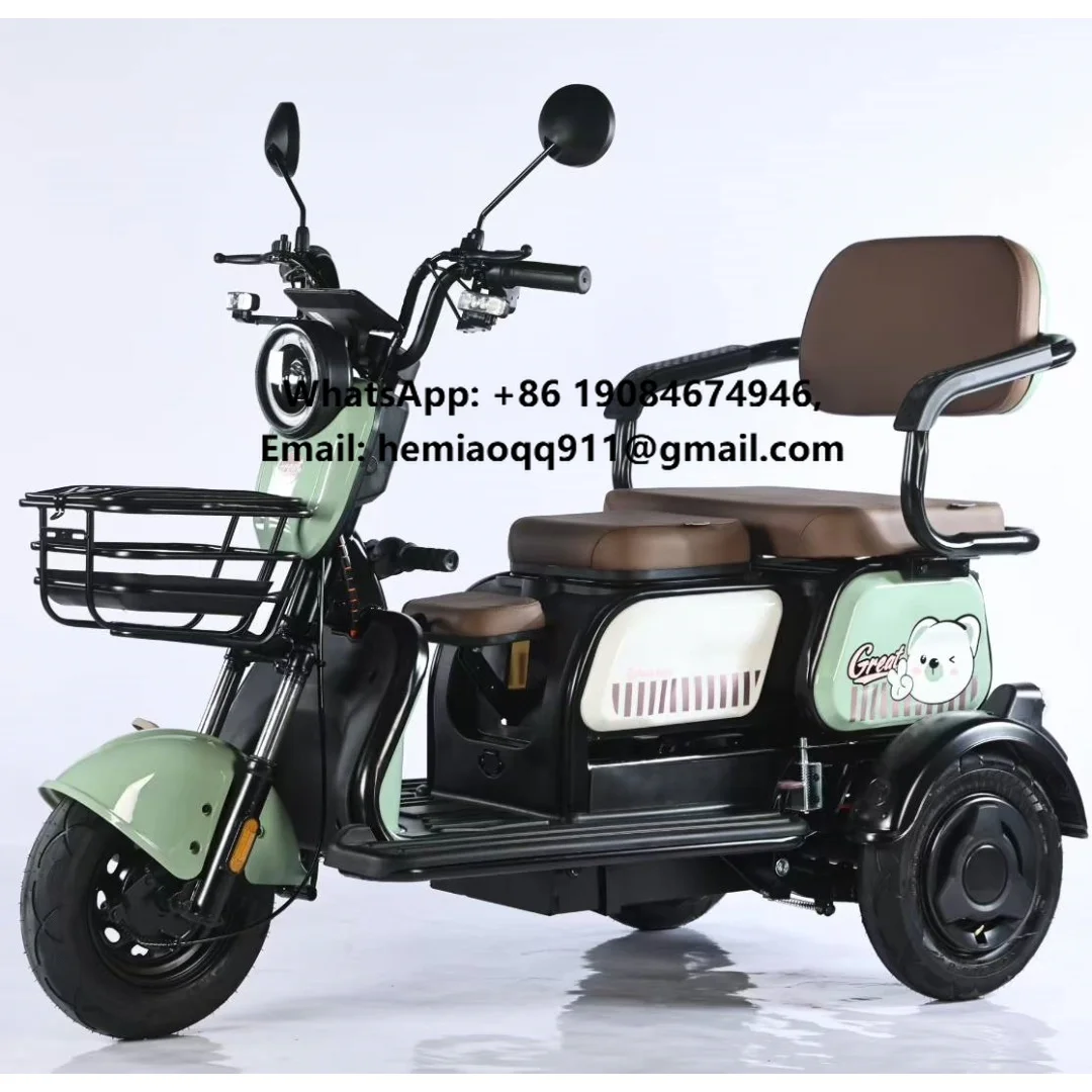 Hot Selling 600W 48V Electric Tricycles Electric Three Wheels Scooters Electric Passenger Tricycle for Adults
Hot Selling 600W 48V Electric Tricycles Electric Three Wheels Scooters Electric Passenger Tricycle for Adults