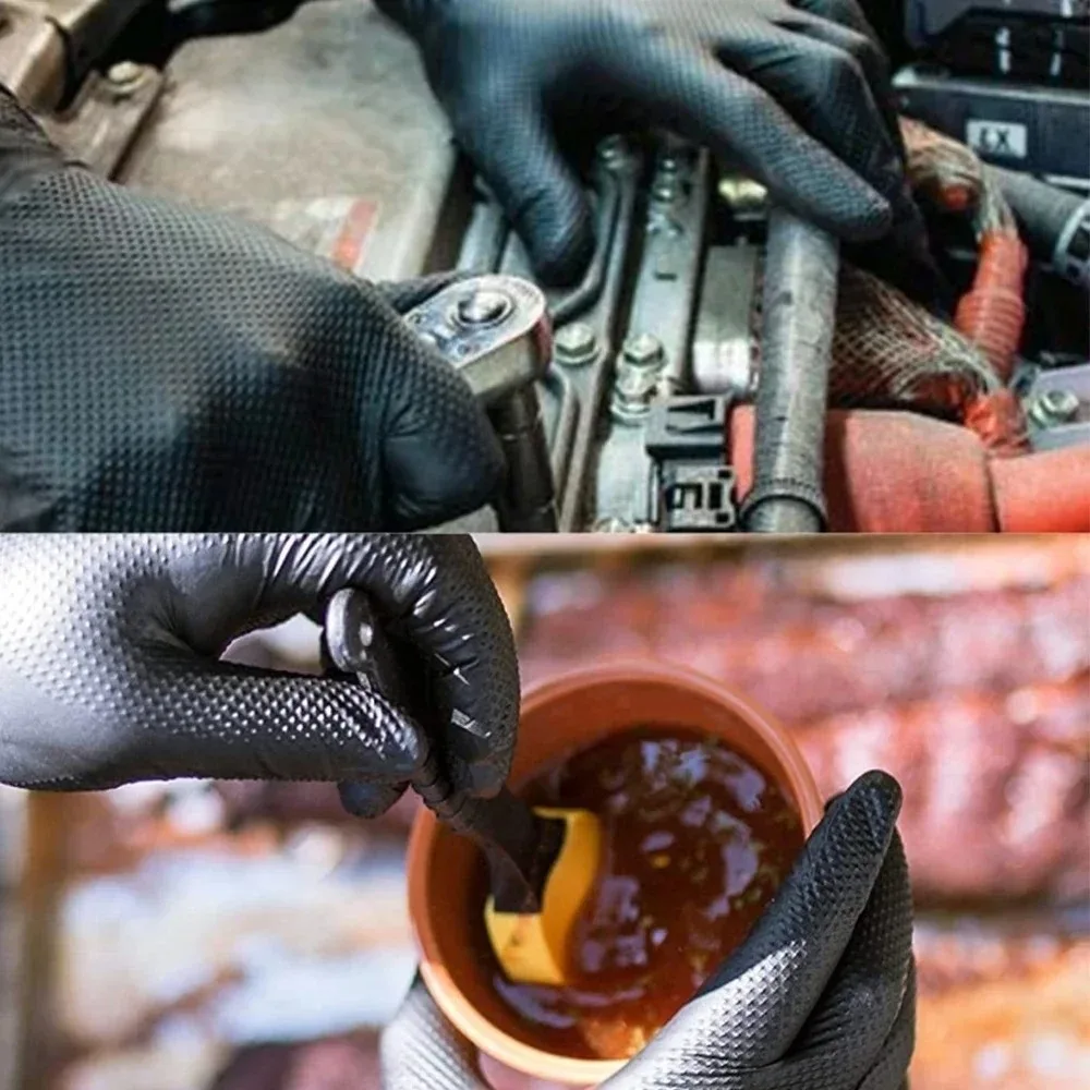 10pcs Heavy Duty Nitrile Gloves Orange Black Wear-Resistant Safety Gloves Antiskid Waterproof Auto Repair Gloves Industrial Use
10pcs Heavy Duty Nitrile Gloves Orange Black Wear-Resistant Safety Gloves Antiskid Waterproof Auto Repair Gloves Industrial Use