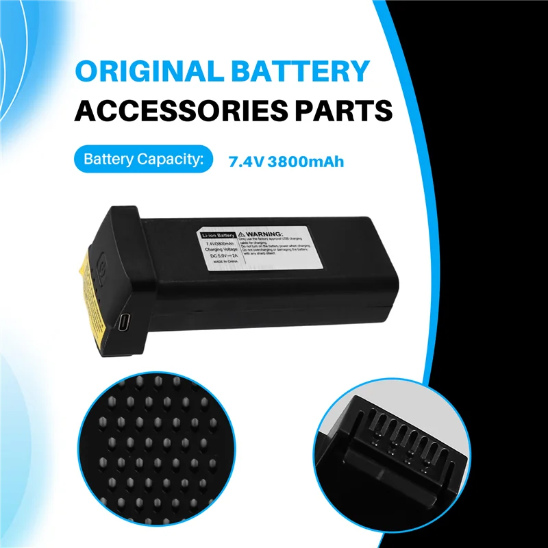 【Must-Haves】Enhanced Aerial Photography 3800Mah 7.4V Battery For S155 UAV Quadcopter P9JD Power Supply
【Must-Haves】Enhanced Aerial Photography 3800Mah 7.4V Battery For S155 UAV Quadcopter P9JD Power Supply