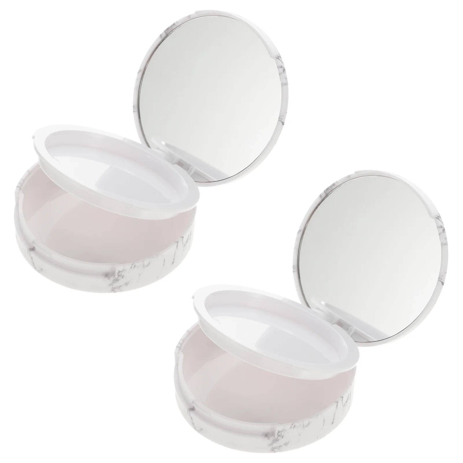 2pcs Marble Pattern Powder Case High-Quality Acrylic Double-Layer Diy Pressed Powder Box For Eye Shadow Blush Empty
2pcs Marble Pattern Powder Case High-Quality Acrylic Double-Layer Diy Pressed Powder Box For Eye Shadow Blush Empty