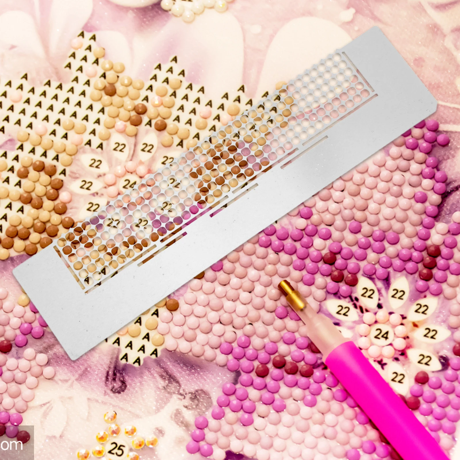 3Pcs Stainless Steel Mesh Ruler Diamond Art Ruler for Drill DIY Crafts Painting Tool with Precision Alignment Grid 216 Blank
3Pcs Stainless Steel Mesh Ruler Diamond Art Ruler for Drill DIY Crafts Painting Tool with Precision Alignment Grid 216 Blank