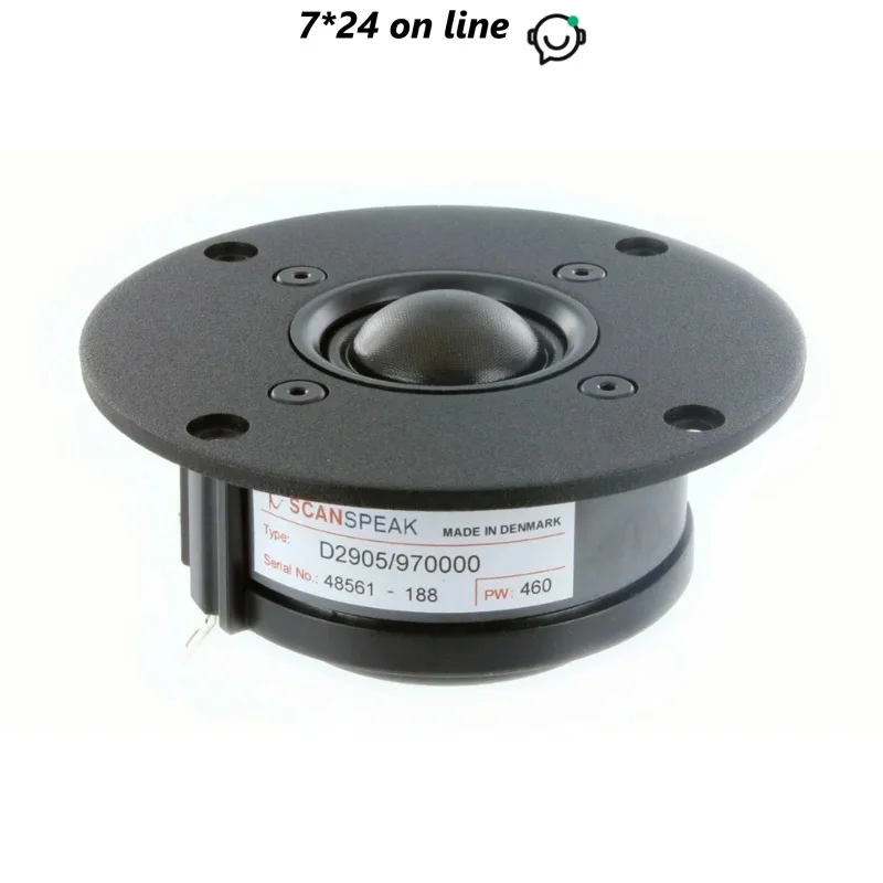 HF-087 HiFi Динамики 1-дюймовый текстильный купольный классический твитер с диафрагмой /D2903 670000 / 6 Ом 89,5 дБ 460 Вт
HF-087 HiFi Динамики 1-дюймовый текстильный купольный классический твитер с диафрагмой /D2903 670000 / 6 Ом 89,5 дБ 460 Вт