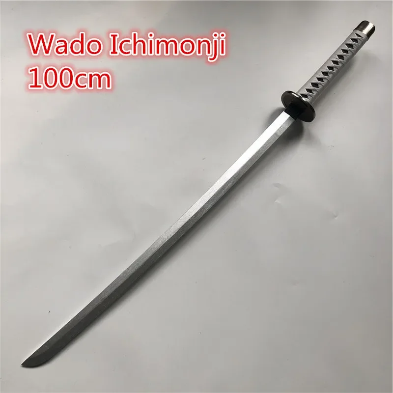100cm Anime Cosplay Wado Ichimonji Roronoa Zoro Sword Weapon Armed Katana Espada Wood Ninja Knife Samurai Sword Prop Toys
100cm Anime Cosplay Wado Ichimonji Roronoa Zoro Sword Weapon Armed Katana Espada Wood Ninja Knife Samurai Sword Prop Toys