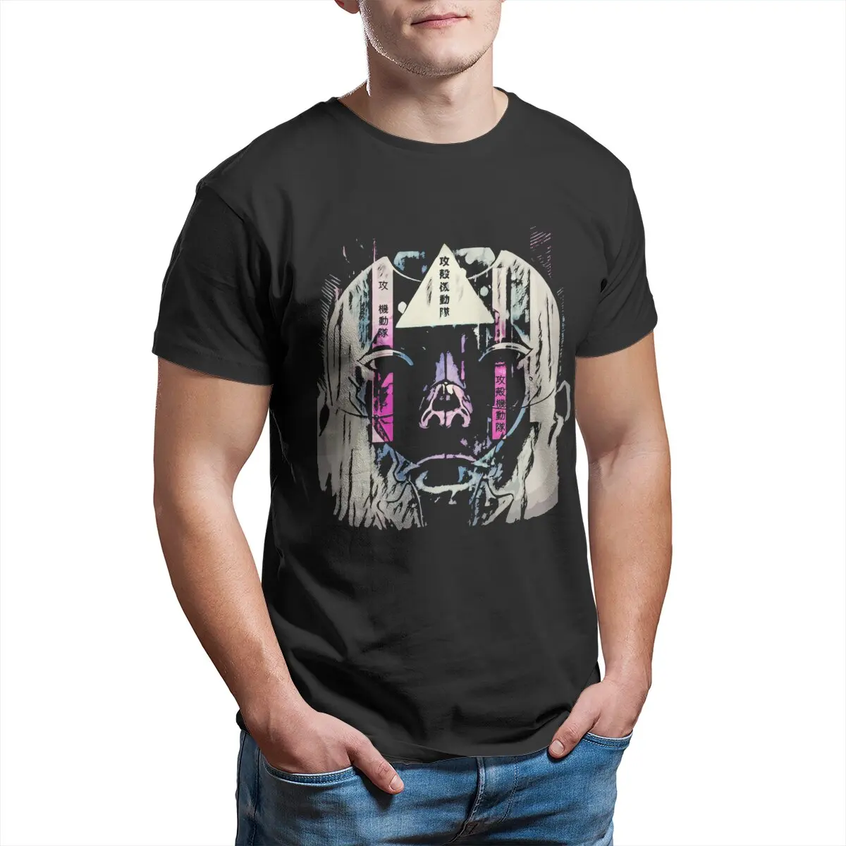 Ghost in the Shell Artificial Intelligence cyborg movies anime Vintage Pure Cotton Tees T Shirt for fans Adult Tops
Ghost in the Shell Artificial Intelligence cyborg movies anime Vintage Pure Cotton Tees T Shirt for fans Adult Tops