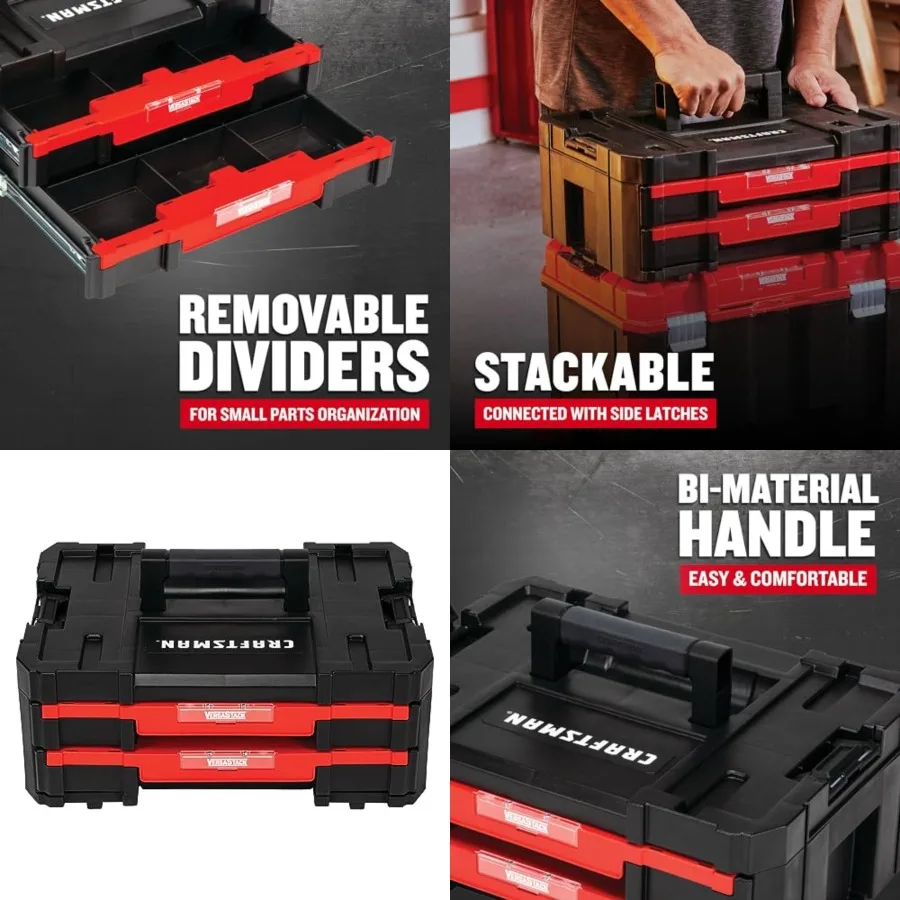 Plastic Tool Box With Drawers, Organizer and Storage
Plastic Tool Box With Drawers, Organizer and Storage
