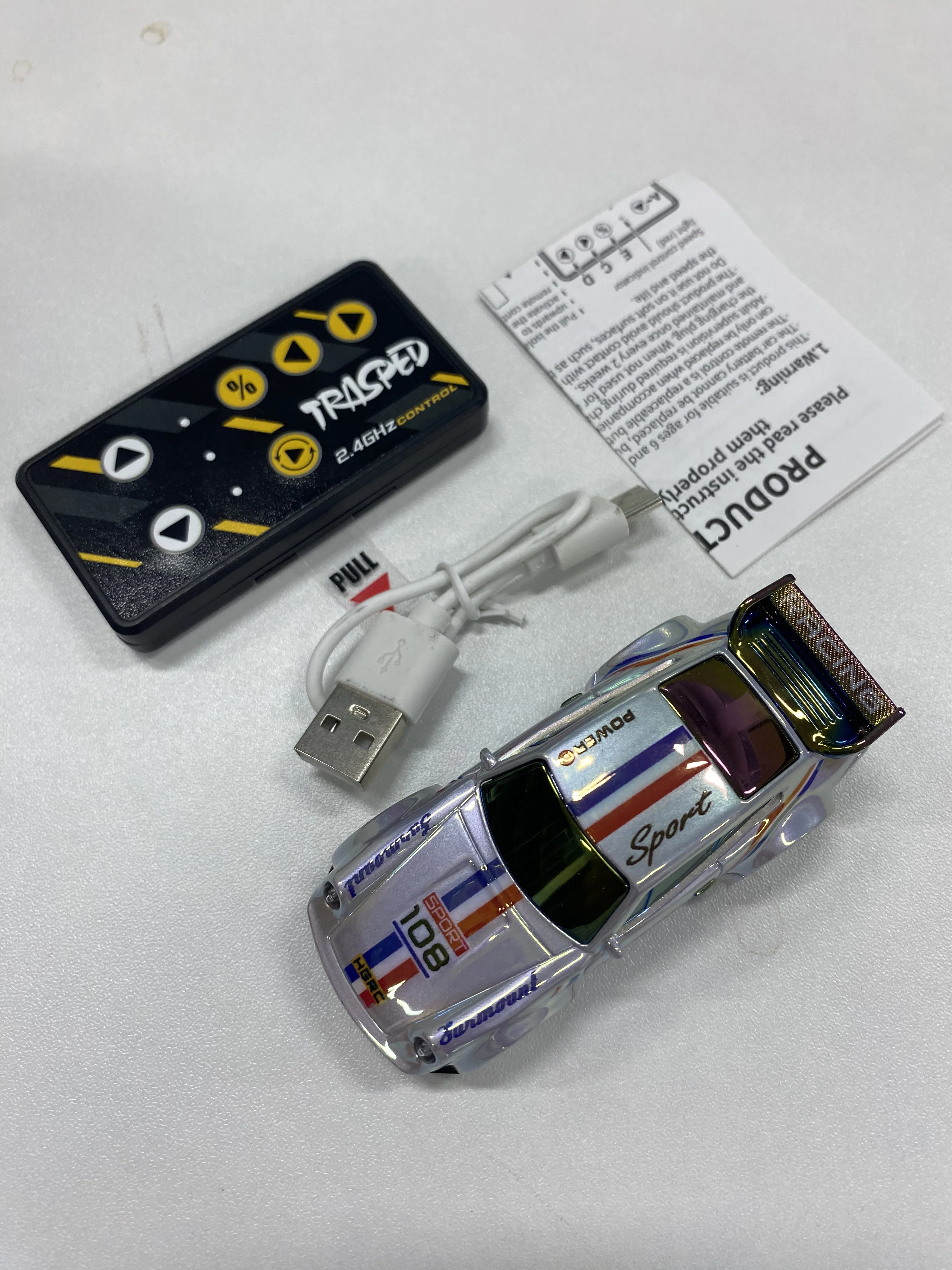 9IMOD Mini RC Car APP Control 3 Speed USB Rechargeable LED Lights 60Min Runtime Toy
9IMOD Mini RC Car APP Control 3 Speed USB Rechargeable LED Lights 60Min Runtime Toy