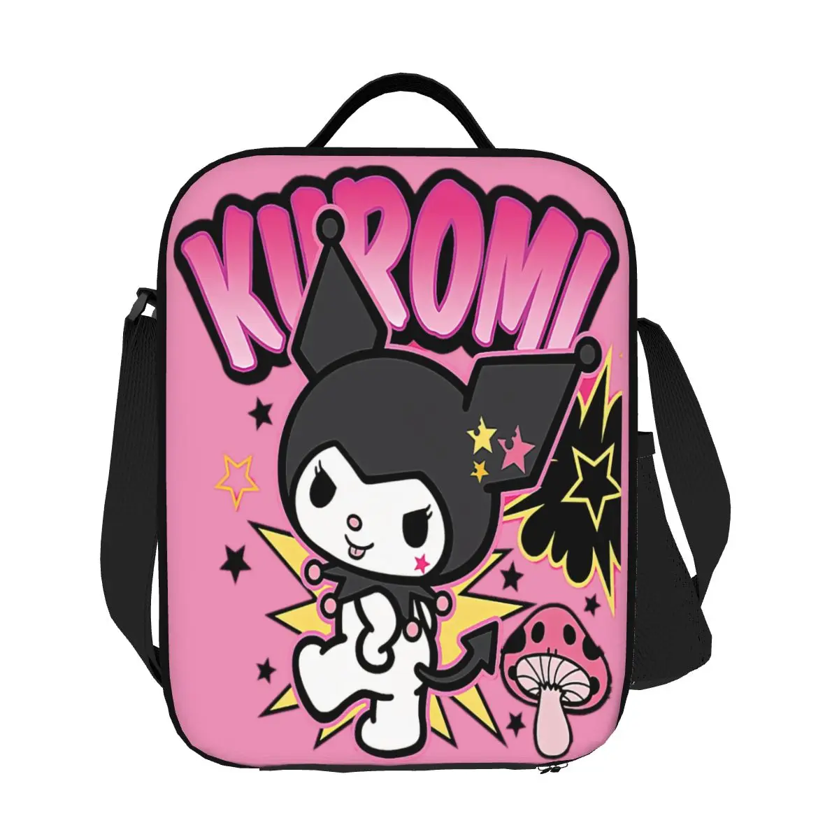Сумка для обеда Kuromi с мультяшным кроликом на заказ для мужчин и женщин, термохолодильник, изолированный ланч-бокс для детей, школьников
Сумка для обеда Kuromi с мультяшным кроликом на заказ для мужчин и женщин, термохолодильник, изолированный ланч-бокс для детей, школьников