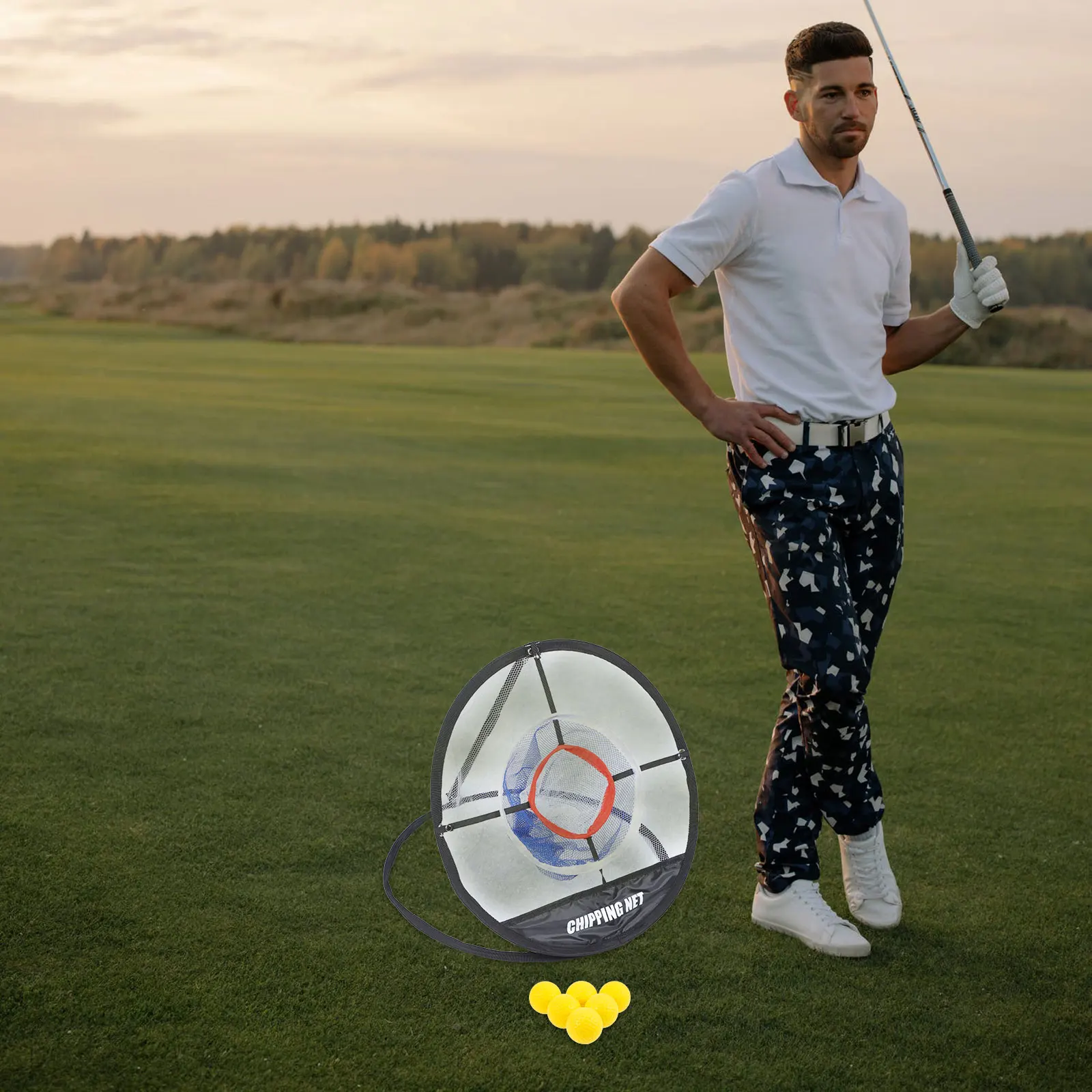 Golf Practice Nets Portable Chipping Net Golf Balls PU Nylon Safe Practical Fits Lovers Improve Accuracy
Golf Practice Nets Portable Chipping Net Golf Balls PU Nylon Safe Practical Fits Lovers Improve Accuracy