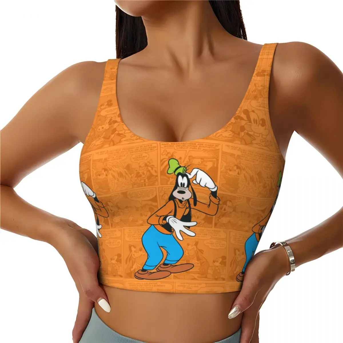 Custom Goofy Collage Cartoon Workout Crop Tank Tops Women Seamless Yoga Running Sports Bras
Custom Goofy Collage Cartoon Workout Crop Tank Tops Women Seamless Yoga Running Sports Bras