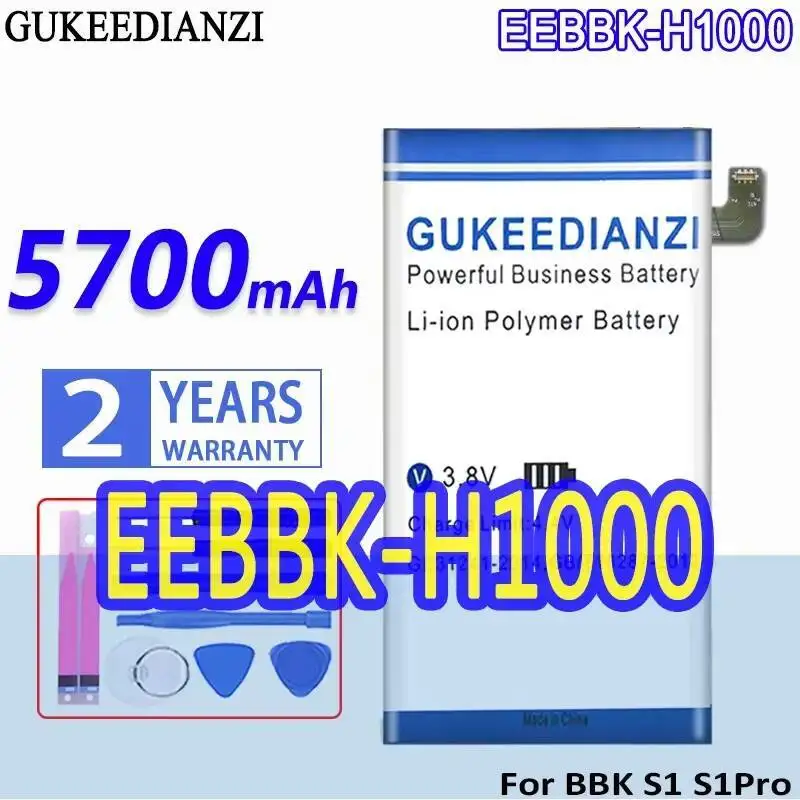 5700Mah Mobile Phone Battery Eebbk-H1000 Reliable Replacement For Bbk S1 Pro S1pro Stable
5700Mah Mobile Phone Battery Eebbk-H1000 Reliable Replacement For Bbk S1 Pro S1pro Stable
