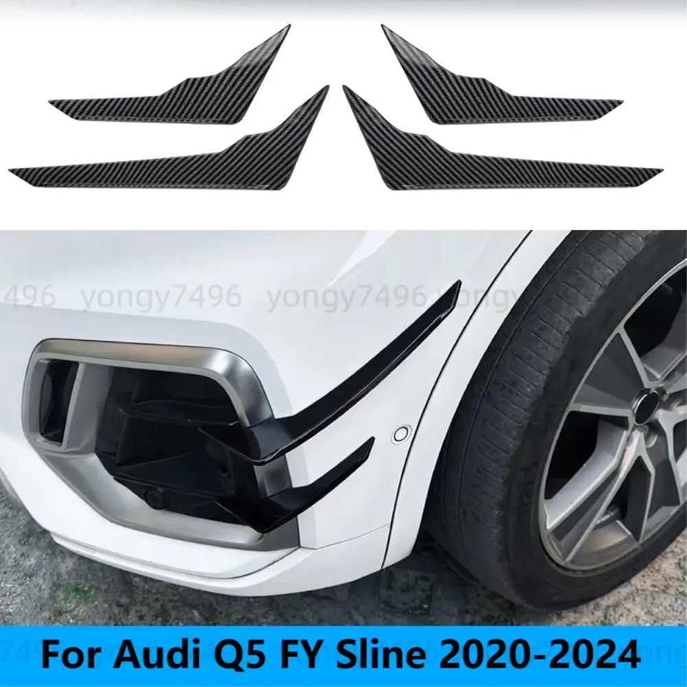 Car Upgrade For Audi Q5 FY Sline 2020-2024 Front Bumper Side Vent Trim Gloss Black Carbon Fiber Look Air Intake Blade Frame
Car Upgrade For Audi Q5 FY Sline 2020-2024 Front Bumper Side Vent Trim Gloss Black Carbon Fiber Look Air Intake Blade Frame
