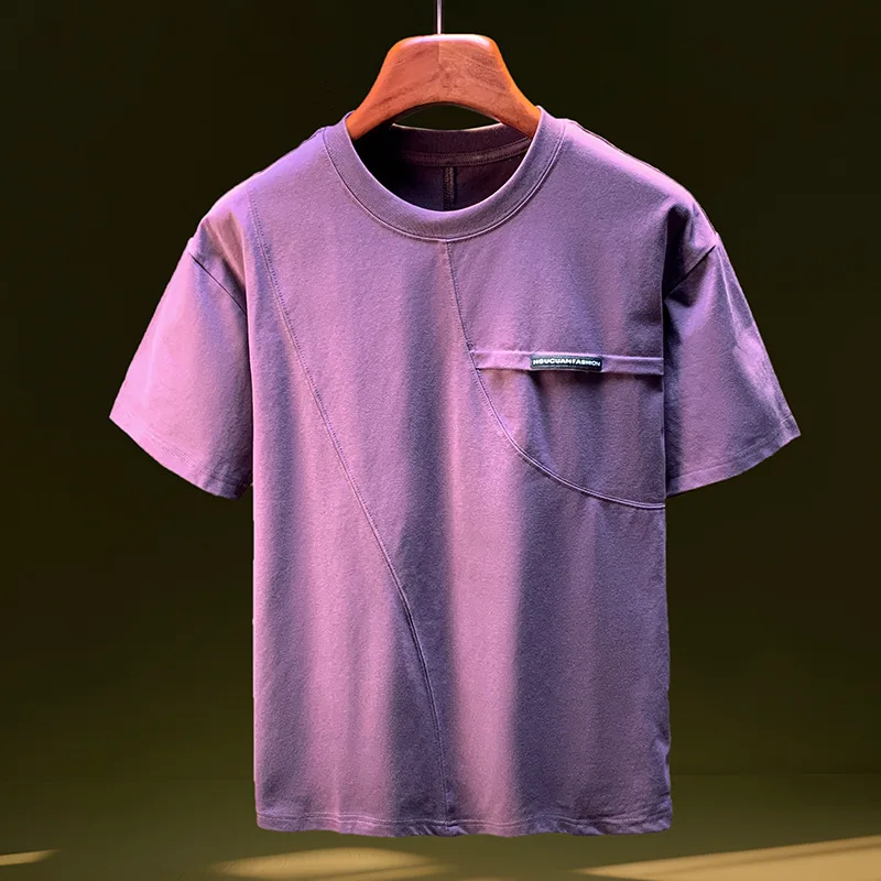 2025 Summer New Men's Short sleeved T-shirt with Quick drying Ice Silk Design, Trendy Sweating Shirt, Thin and Cool Top
2025 Summer New Men's Short sleeved T-shirt with Quick drying Ice Silk Design, Trendy Sweating Shirt, Thin and Cool Top