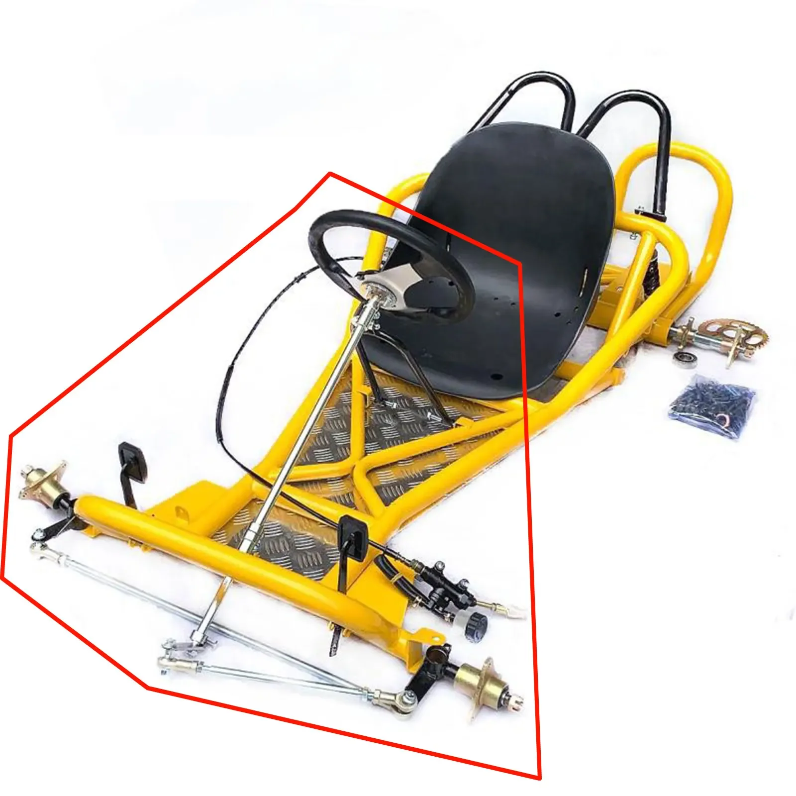 Go Kart ATV Front Steering Tie Rod Ball Rack Joint Strut Knuckle Spindle Kit NEW
Go Kart ATV Front Steering Tie Rod Ball Rack Joint Strut Knuckle Spindle Kit NEW