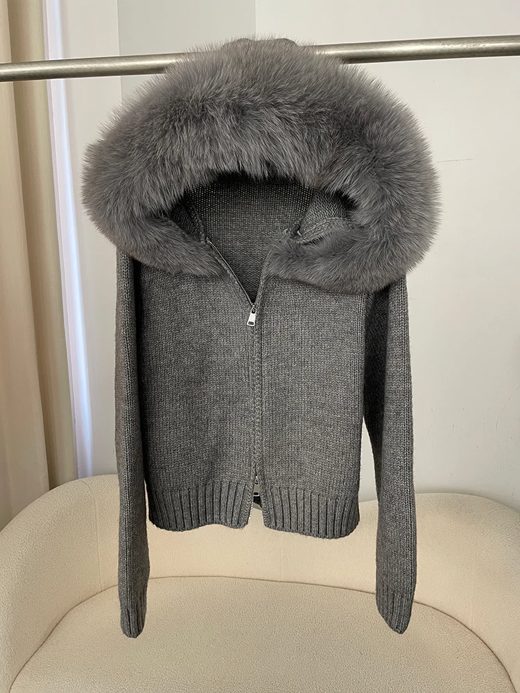 FURYOURSELF Весенний повседневный воротник из натурального лисьего меха с капюшоном и однотонным свитером, женское пальто из натурального меха на молнии, теплый топ, бесплатная доставка
FURYOURSELF Весенний повседневный воротник из натурального лисьего меха с капюшоном и однотонным свитером, женское пальто из натурального меха на молнии, теплый топ, бесплатная доставка