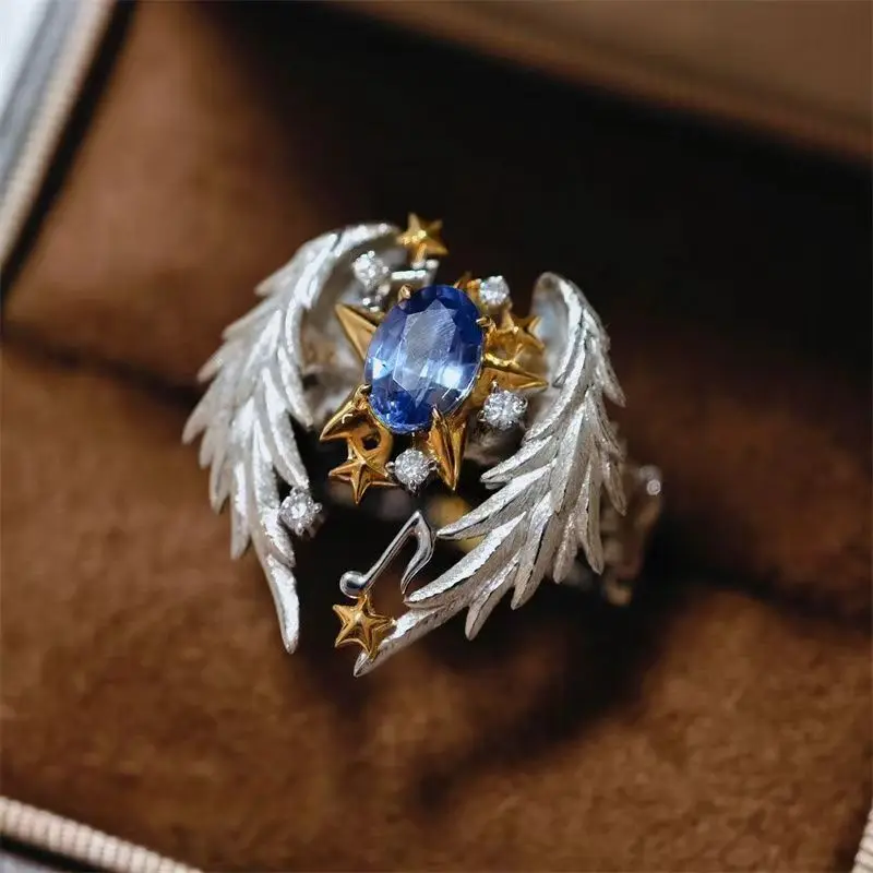 2026 New Angel Wings Star Ring Exquisite Adjustable Finger Ring Unique Personality Fashion High-End Jewelry Gift for Women Men
2026 New Angel Wings Star Ring Exquisite Adjustable Finger Ring Unique Personality Fashion High-End Jewelry Gift for Women Men