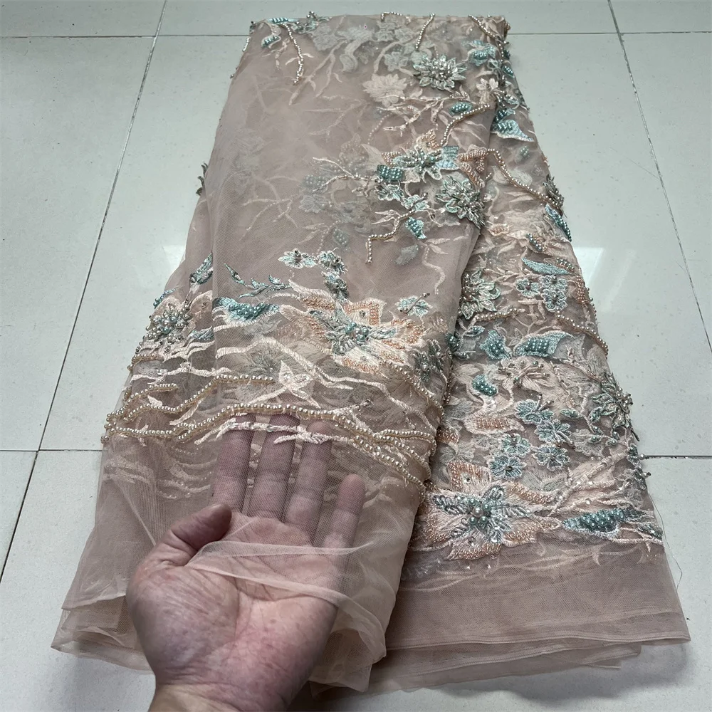 2026 African Nigerian Tulle Lace Fabric High Quality Cotton Wedding Party Dress Sequins For Sewing Embroidery 5Yards ZJ132
2026 African Nigerian Tulle Lace Fabric High Quality Cotton Wedding Party Dress Sequins For Sewing Embroidery 5Yards ZJ132