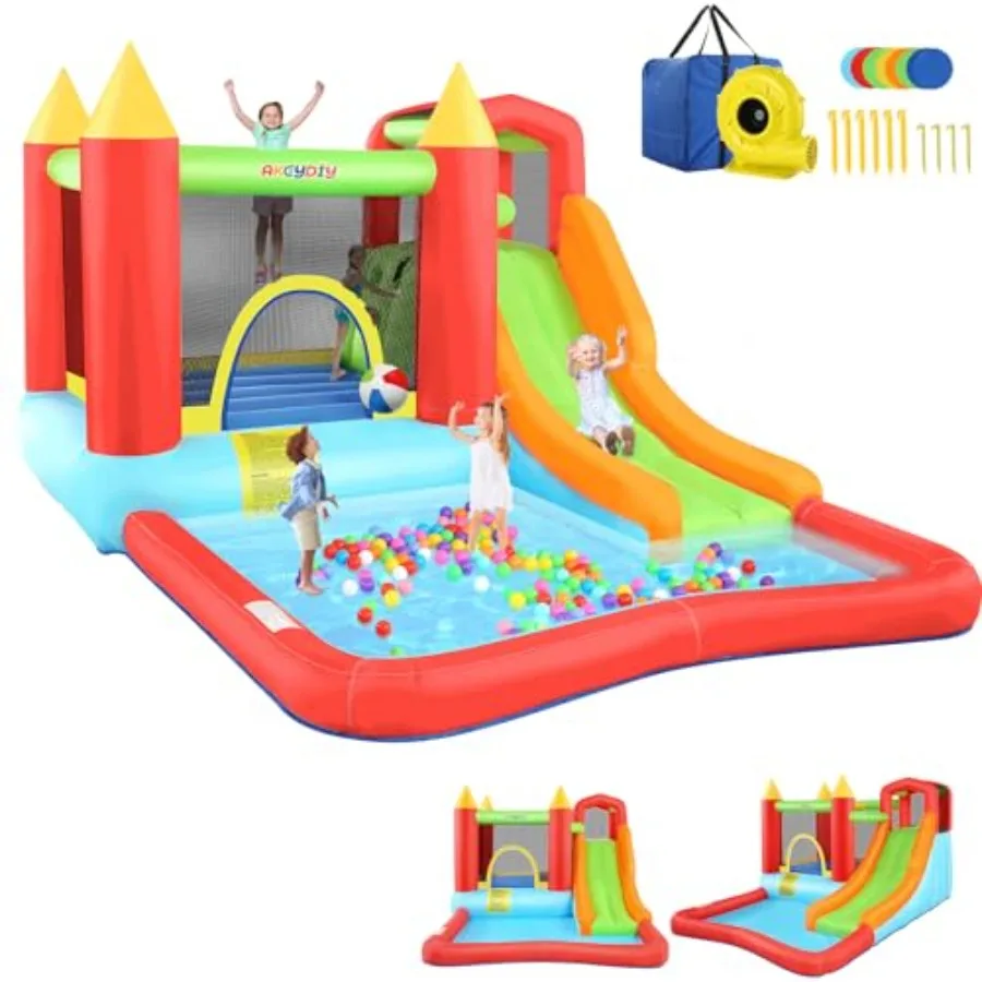 Надувной дом для прыжков для 3-12 надувного дома с длинной горкой для заднего двора/в помещении, надувной замок, дом для прыжков
Надувной дом для прыжков для 3-12 надувного дома с длинной горкой для заднего двора/в помещении, надувной замок, дом для прыжков