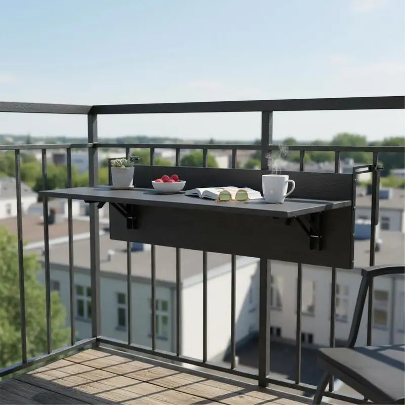 Balcony Hanging Table, 12 x 32 in Folding Balcony Railing Table, Outdoor Balcony Bar Table for Railings, 50 lbs Loading, Fit Railing from 1" to 4.3", Serving Table for Patio & Deck
Balcony Hanging Table, 12 x 32 in Folding Balcony Railing Table, Outdoor Balcony Bar Table for Railings, 50 lbs Loading, Fit Railing from 1" to 4.3", Serving Table for Patio & Deck
