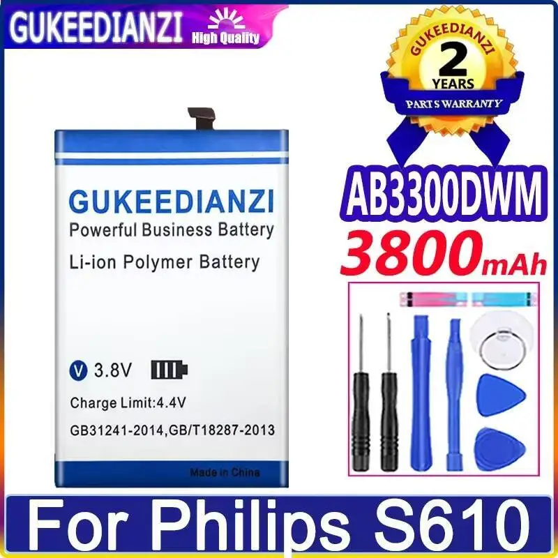 For Philips S610 AB3300DWM 3800Mah Long-Lasting Performance Mobile Phone Battery Environmentally Friendly
For Philips S610 AB3300DWM 3800Mah Long-Lasting Performance Mobile Phone Battery Environmentally Friendly