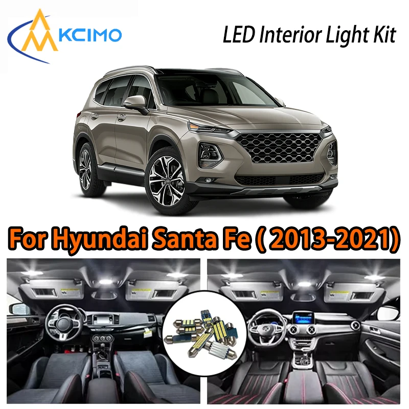 KCIMO For Hyundai Santa Fe ( 2013-2021) Premium LED Interior Kit - 2 Colors , Quick Installation, Long-Lasting
KCIMO For Hyundai Santa Fe ( 2013-2021) Premium LED Interior Kit - 2 Colors , Quick Installation, Long-Lasting
