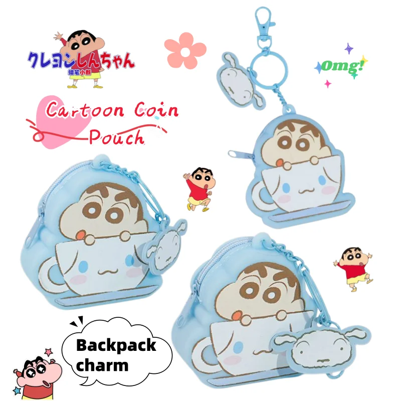 Crayon Shin-chan Coin Purse Pendant High Color Value Cartoon Silicone Convenient Headset Storage Bag Student Backpack Pendant
Crayon Shin-chan Coin Purse Pendant High Color Value Cartoon Silicone Convenient Headset Storage Bag Student Backpack Pendant