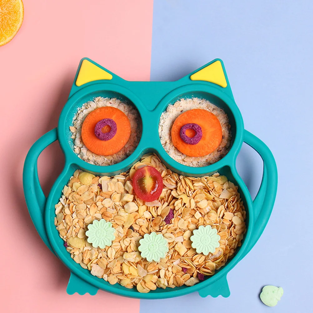 1Pcs Children Silicone Dinner Plate Large Suction Cup Toddler Food Grade Silicone Tableware Cartoon Owl Pattern Kids Divided
1Pcs Children Silicone Dinner Plate Large Suction Cup Toddler Food Grade Silicone Tableware Cartoon Owl Pattern Kids Divided