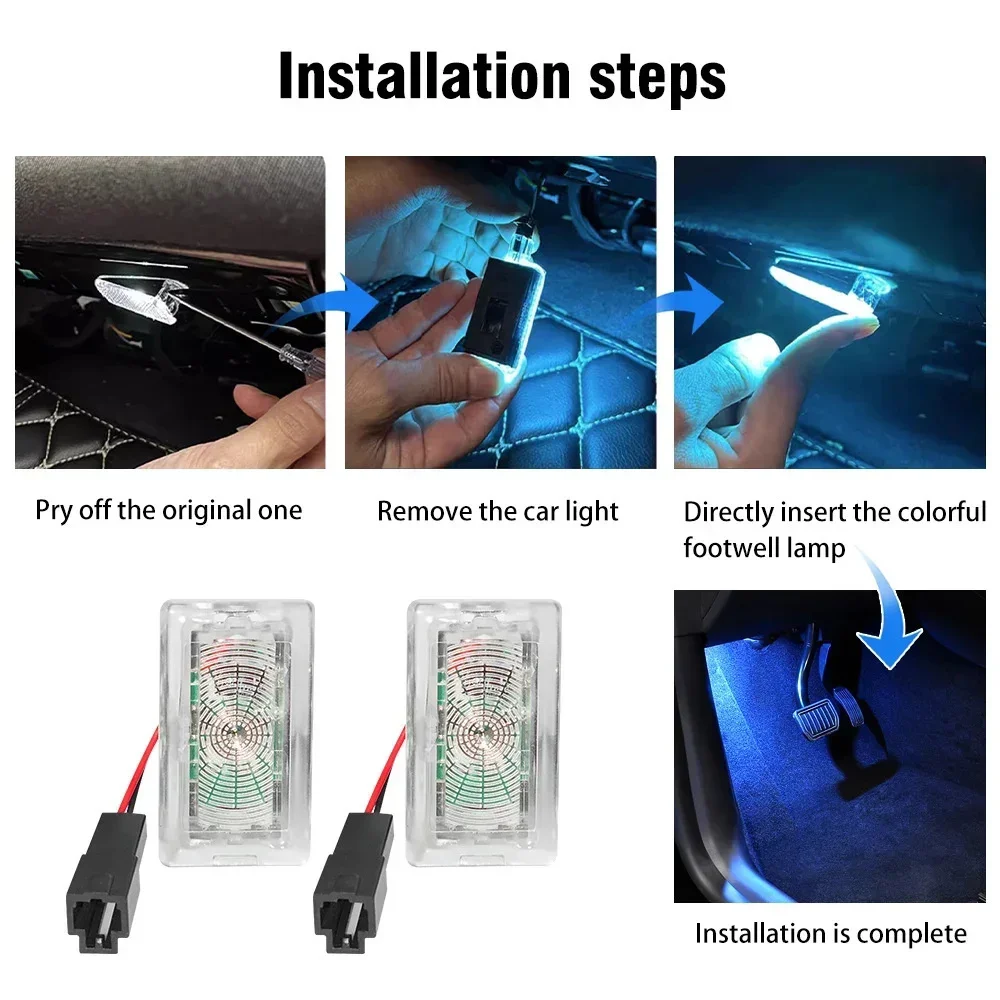 For TESLA Model 3 X Y S 2018 - 2025 LED Car RGB Footwell Lamp Atmosphere Light Interior Decorative Lighting Bulb Accessories
For TESLA Model 3 X Y S 2018 - 2025 LED Car RGB Footwell Lamp Atmosphere Light Interior Decorative Lighting Bulb Accessories