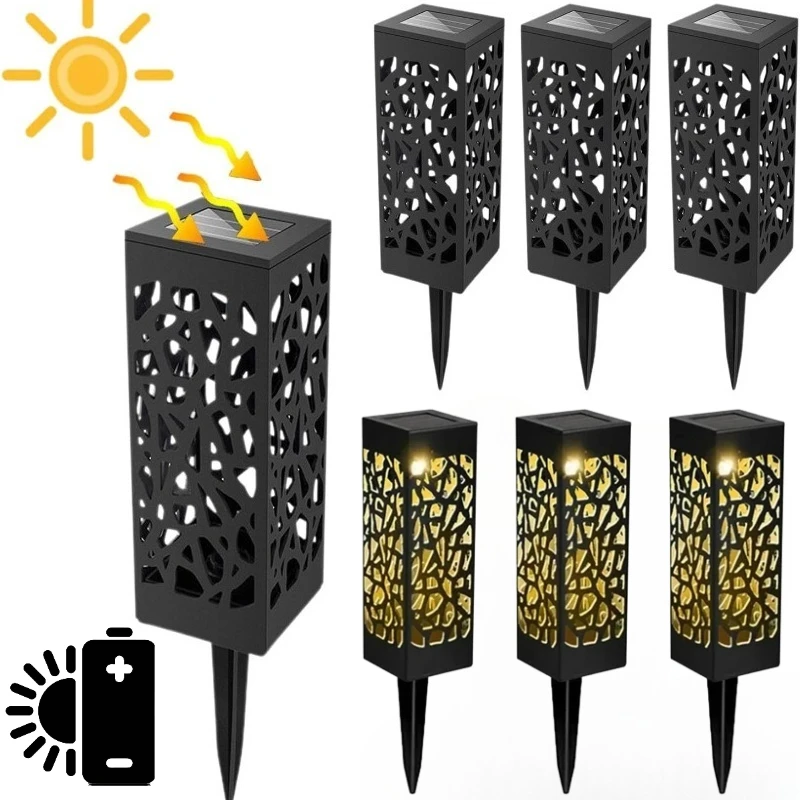 Solar Powered Hollow Garden Lights Outdoor Waterproof LED Landscape Decor for Yard Pathway Park Warm White Solar Lamp
Solar Powered Hollow Garden Lights Outdoor Waterproof LED Landscape Decor for Yard Pathway Park Warm White Solar Lamp