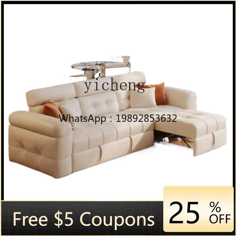 ZK Sofa Bed Dual-Use Living Room Straight Row Multifunctional Foldable Cream Wind Cat Scratching Cloth Retractable Function Sofa
ZK Sofa Bed Dual-Use Living Room Straight Row Multifunctional Foldable Cream Wind Cat Scratching Cloth Retractable Function Sofa