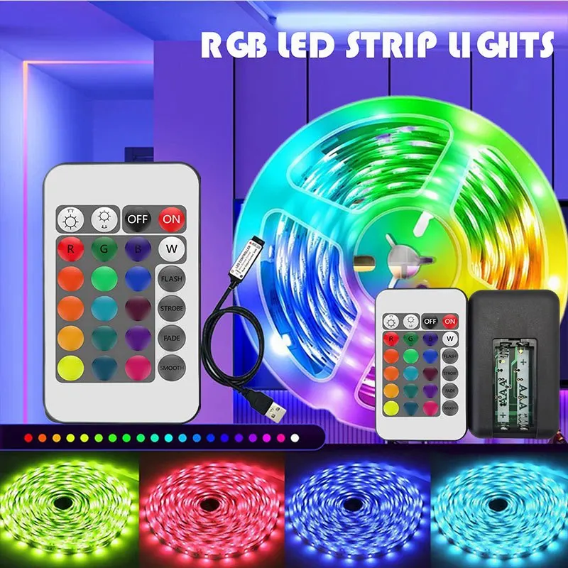 Светодиодная лента RGB 5В с USB и пультом ДУ, гибкая лента для декора дома, спальни, вечеринок
Светодиодная лента RGB 5В с USB и пультом ДУ, гибкая лента для декора дома, спальни, вечеринок