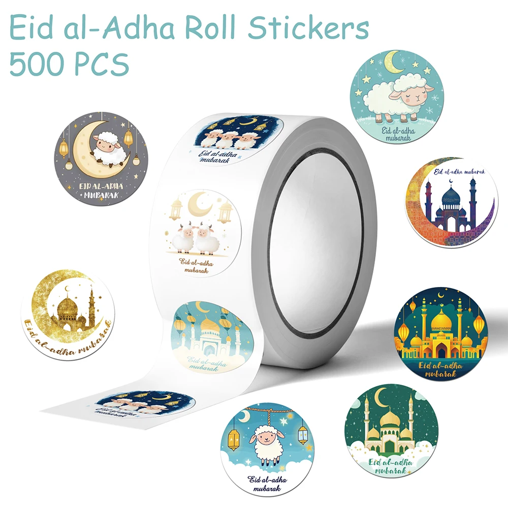 500pcs Eid al-Adha Roll Stickers Decals For Phone Bottle Laptop Wall Refrigerator DIY Aesthetic Stickers Students Festival Gifts
500pcs Eid al-Adha Roll Stickers Decals For Phone Bottle Laptop Wall Refrigerator DIY Aesthetic Stickers Students Festival Gifts