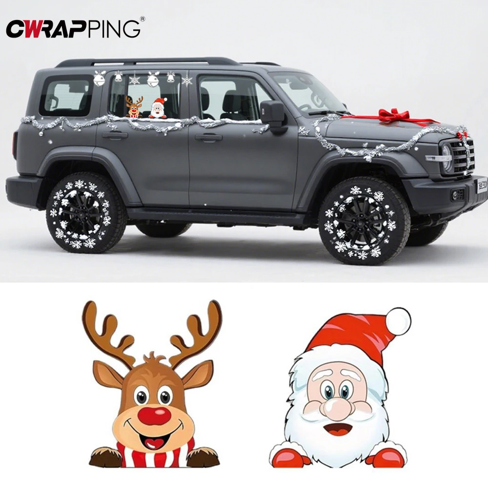 New Year Vinyl for Motorcycle Decals Waterproof Motorcycle Helmet Stickers Santa Claus Car Accessories Home Decor Elk Sticker
New Year Vinyl for Motorcycle Decals Waterproof Motorcycle Helmet Stickers Santa Claus Car Accessories Home Decor Elk Sticker