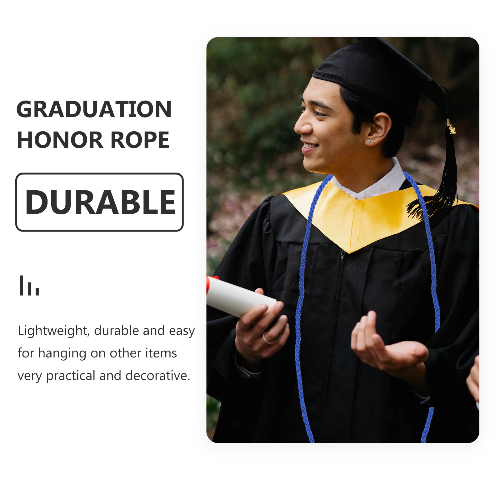 Braided Honor Cord Graduation Decoration Rope Costume Honors Tassel Cords Stole
Braided Honor Cord Graduation Decoration Rope Costume Honors Tassel Cords Stole