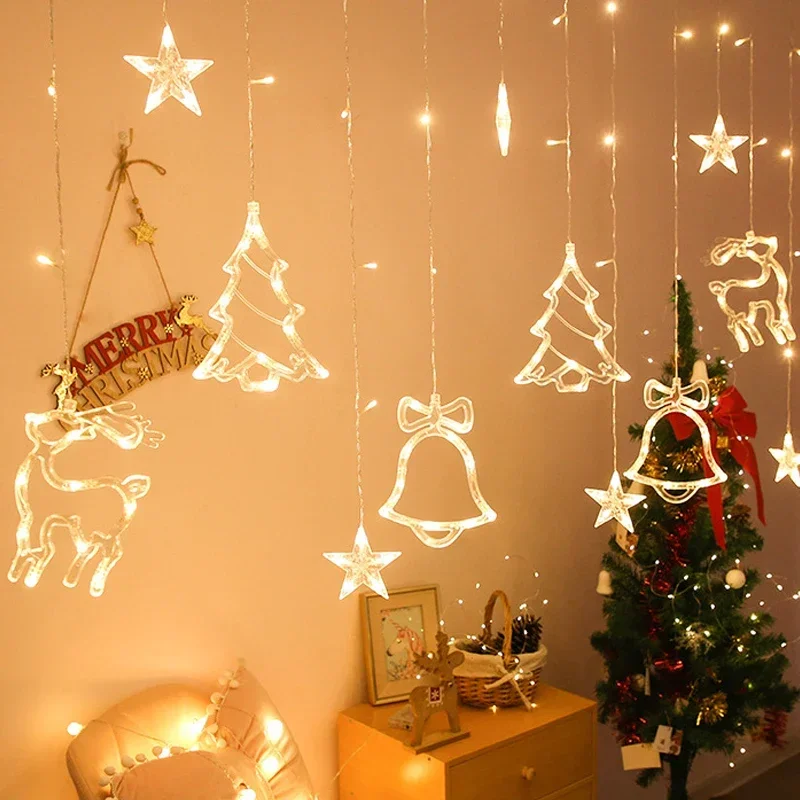 *Led Curtains Christmas Six Patchwork Lights Sky Star Coloured Lights Festive Indoor Christmas Decoration Ambient Light
*Led Curtains Christmas Six Patchwork Lights Sky Star Coloured Lights Festive Indoor Christmas Decoration Ambient Light