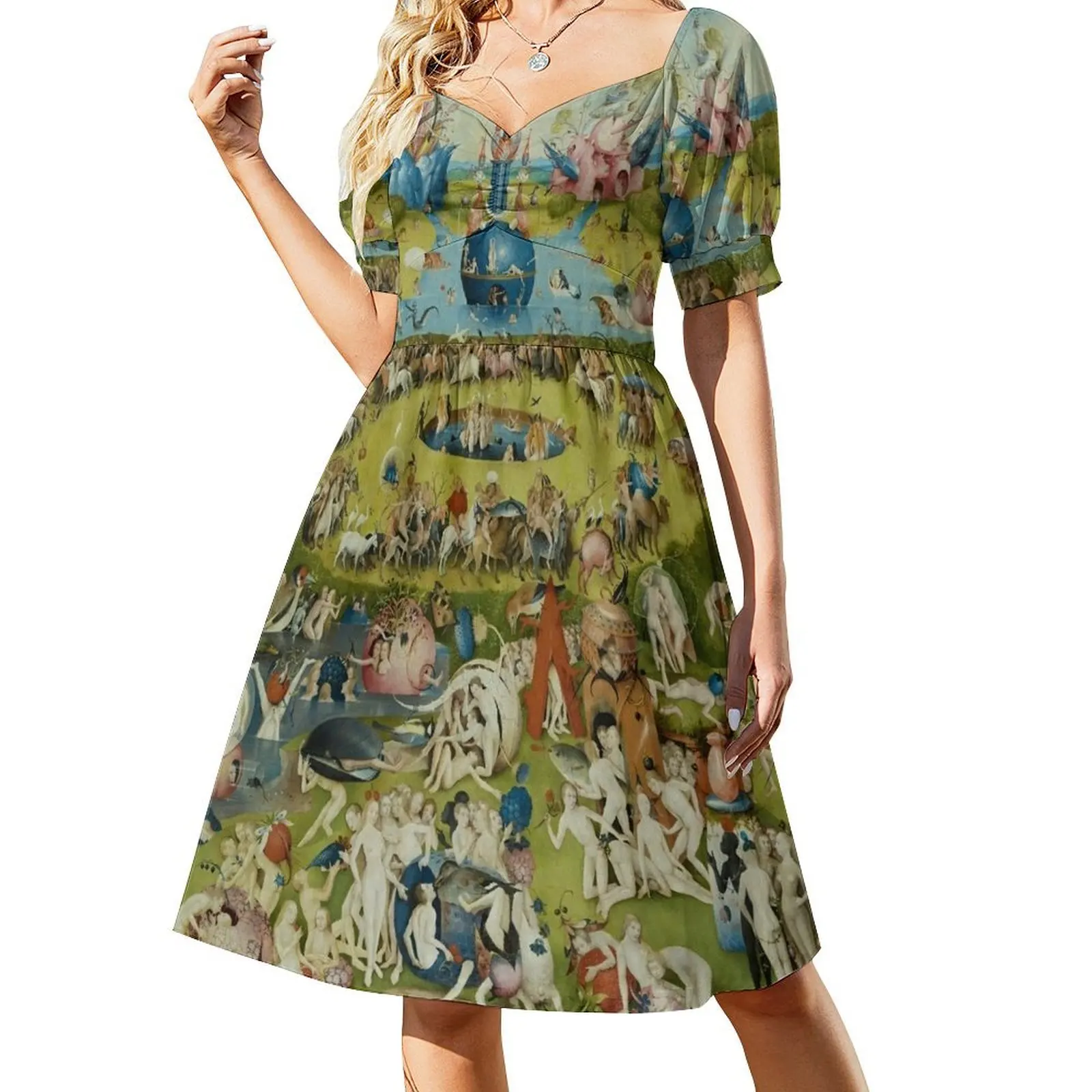The Garden of Earthly Delights by Hieronymus Bosch (1480-1505) Short-Sleeved Dress women dresses women party dresses
The Garden of Earthly Delights by Hieronymus Bosch (1480-1505) Short-Sleeved Dress women dresses women party dresses