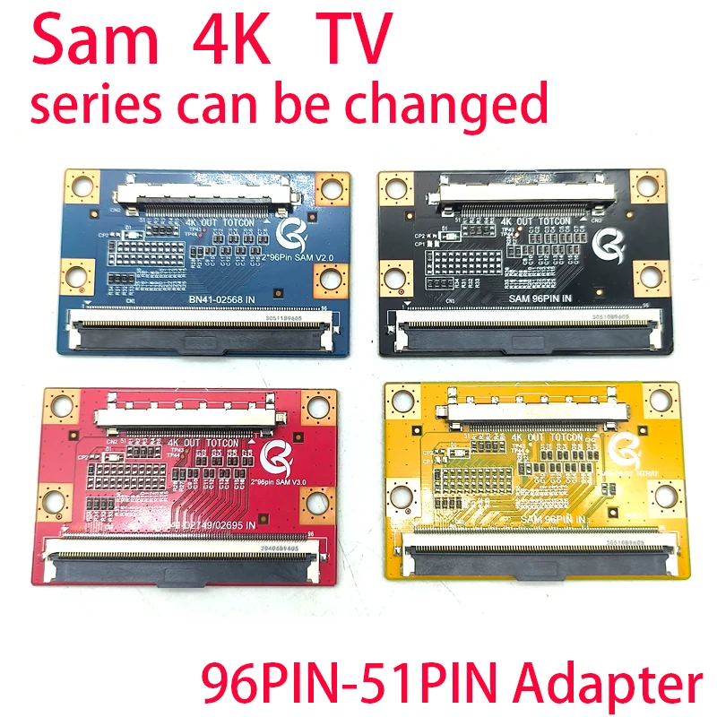 10PCS For Samsung 4K TV 96pin to 51pin Converter Adapter 96P to 51P QK-96P TO 51P 4K signal adapter board No technical support
10PCS For Samsung 4K TV 96pin to 51pin Converter Adapter 96P to 51P QK-96P TO 51P 4K signal adapter board No technical support