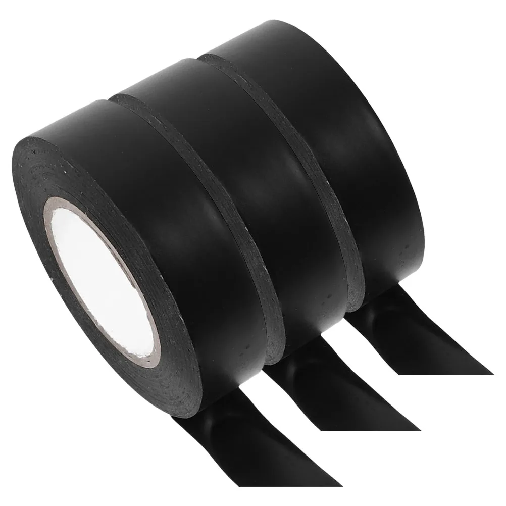 3 Rolls Black 15mmx10m Electrical Insulation Tape PVC Wire High Temp Electrician Tape Set Car Bundle Protection Indoor
3 Rolls Black 15mmx10m Electrical Insulation Tape PVC Wire High Temp Electrician Tape Set Car Bundle Protection Indoor