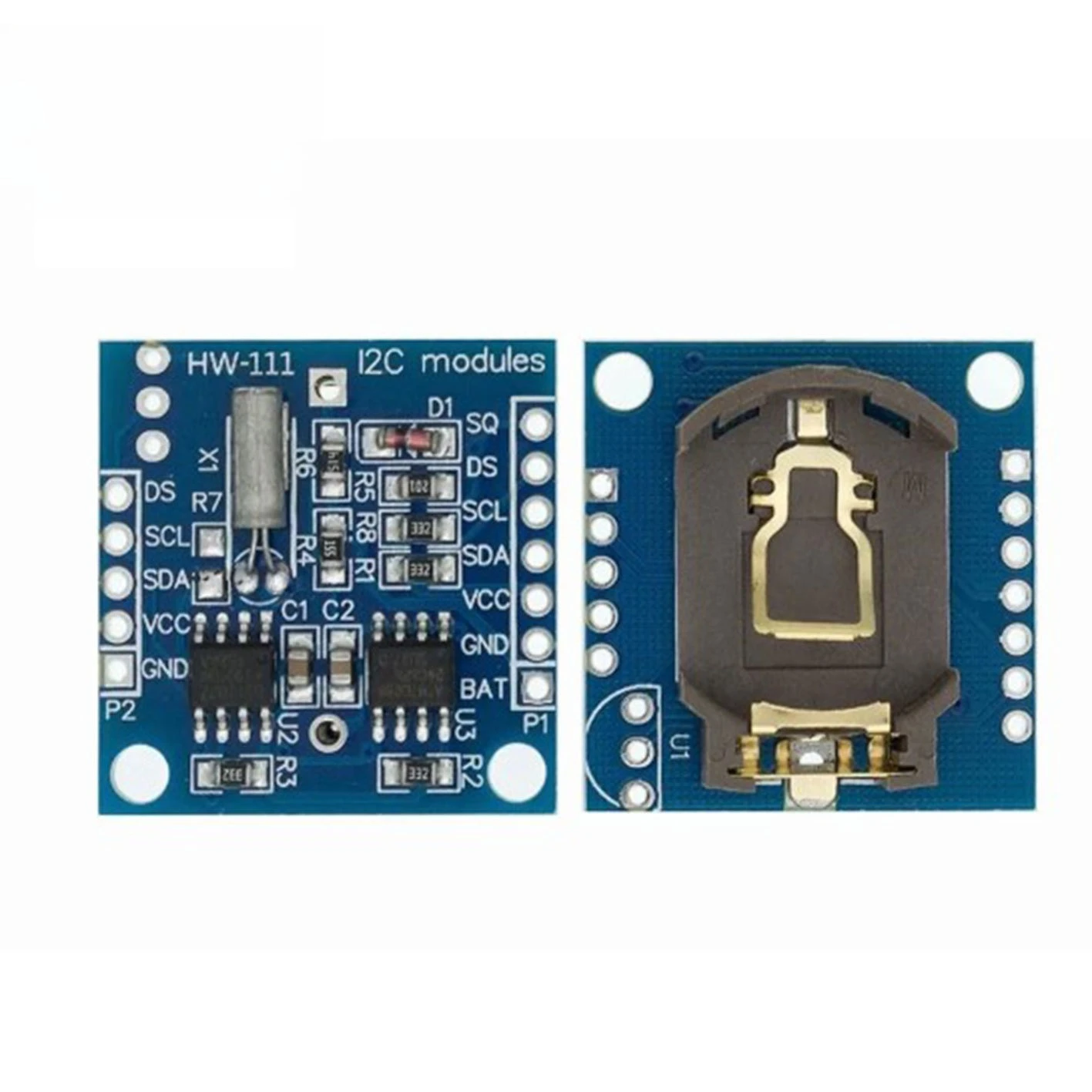 10pcs/DS1307 Tiny RTC Module I2C Interface 24C32 Memory Backup for Microcontrollers