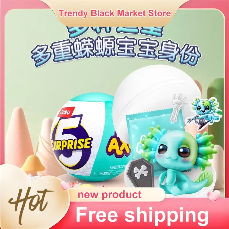 Zuru 5 Surprise Axolotl Mini Ball Blind Box Cute Big Eye Collectible Figurines Desktop Decor For Adult Collectors Gift
Zuru 5 Surprise Axolotl Mini Ball Blind Box Cute Big Eye Collectible Figurines Desktop Decor For Adult Collectors Gift