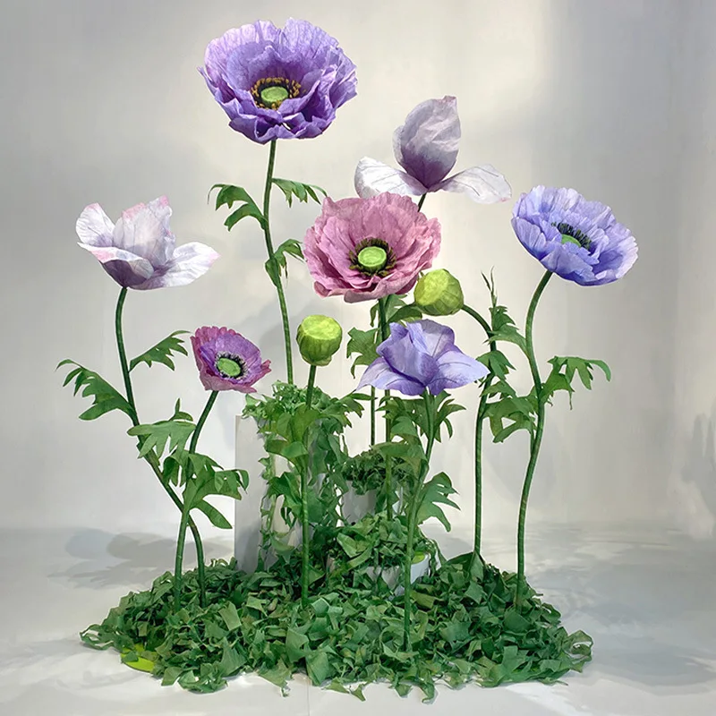 Flower wedding wedding giant paper art flower handmade shopping mall shop window decoration ornament poppy
Flower wedding wedding giant paper art flower handmade shopping mall shop window decoration ornament poppy