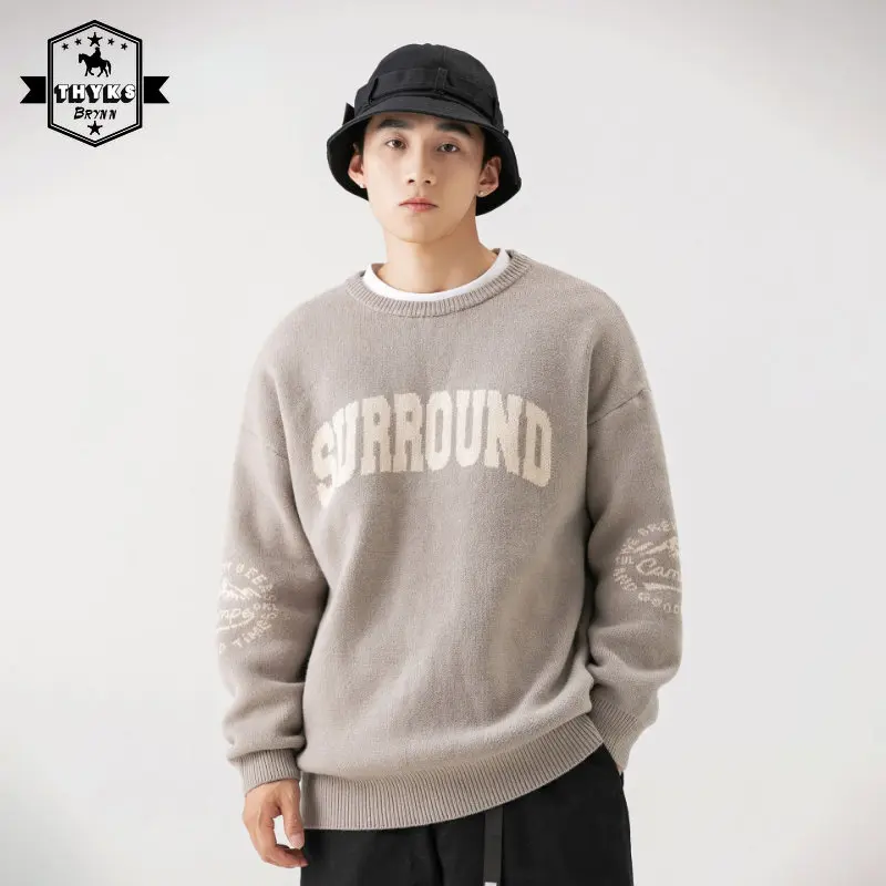 Japanese Vintage Sweater Men and Women College Pullover Harajuku Causal Loose Printed Letters Jumpers Lover Sweaters Autumn
Japanese Vintage Sweater Men and Women College Pullover Harajuku Causal Loose Printed Letters Jumpers Lover Sweaters Autumn