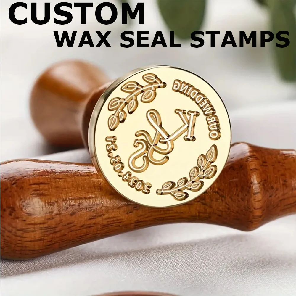 Custom Logo Brass Wax seal Stamp Personalized Logo Design Wax Seal Stamps Custom Text Stamps for DIY Wedding Invitation Card
Custom Logo Brass Wax seal Stamp Personalized Logo Design Wax Seal Stamps Custom Text Stamps for DIY Wedding Invitation Card