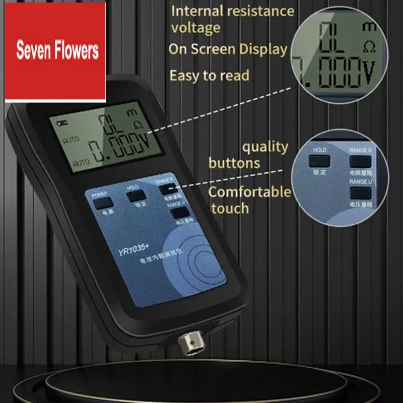 A84Z-YR1035+ 4-Wire Lithium Battery Internal Resistance Tester 100V Battery Internal Ohm Meter For Ni-MH Ni-CD Li- Battery
A84Z-YR1035+ 4-Wire Lithium Battery Internal Resistance Tester 100V Battery Internal Ohm Meter For Ni-MH Ni-CD Li- Battery