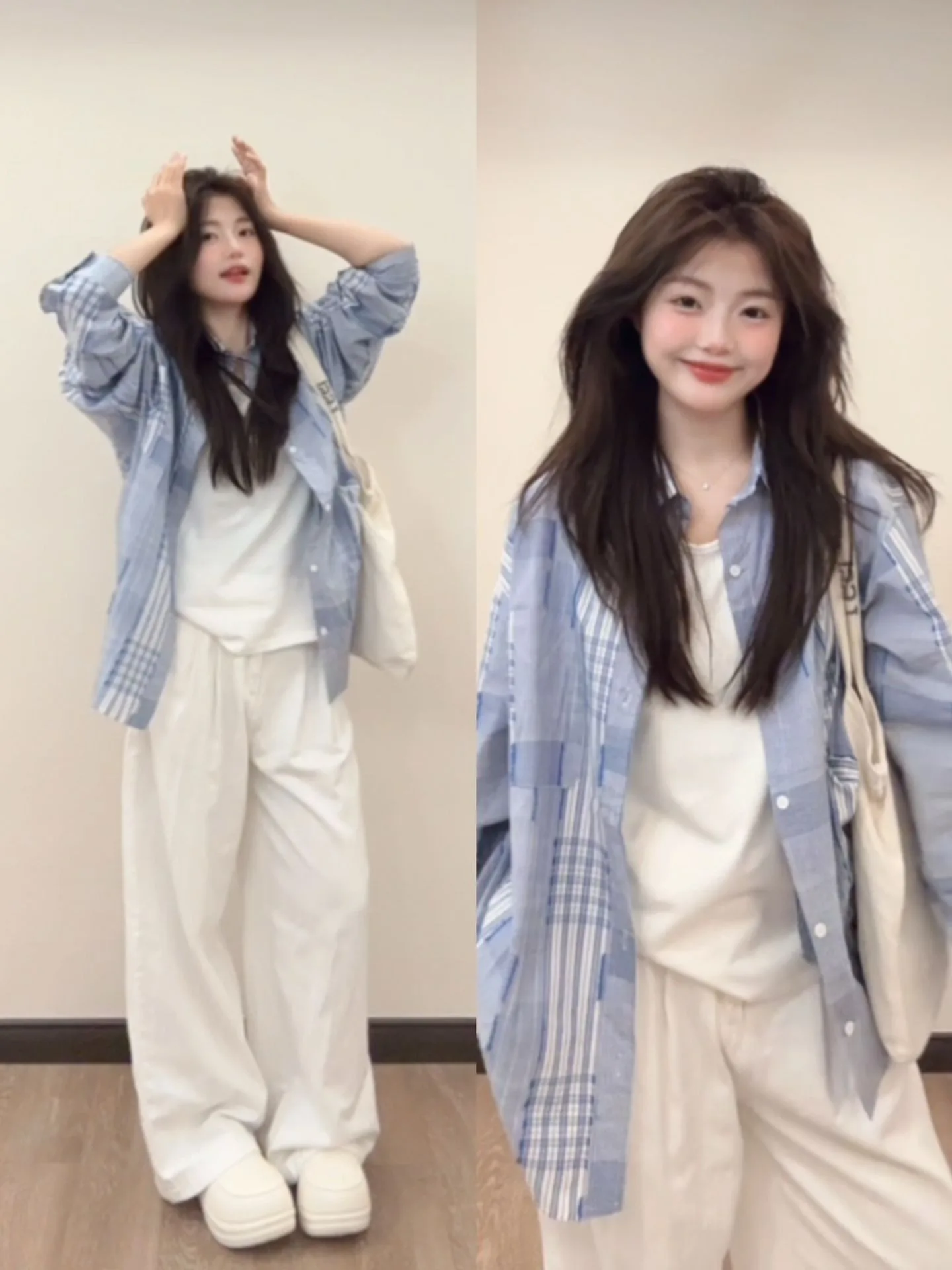 Ретро японский Sle синий клетчатый свободный женский джат весна-лето новый повседневный модный топ с защитой от солнца
Ретро японский Sle синий клетчатый свободный женский джат весна-лето новый повседневный модный топ с защитой от солнца