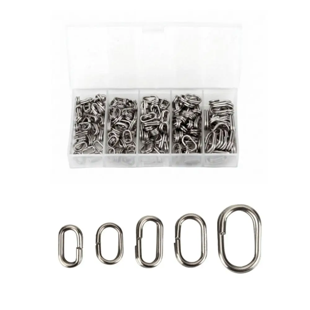 Stainless Steel Fishing Split Rings Oval Multiple Sizes Fishing Swivel Rings Lightweight Lure Connecting Ring Carp Fishing
Stainless Steel Fishing Split Rings Oval Multiple Sizes Fishing Swivel Rings Lightweight Lure Connecting Ring Carp Fishing
