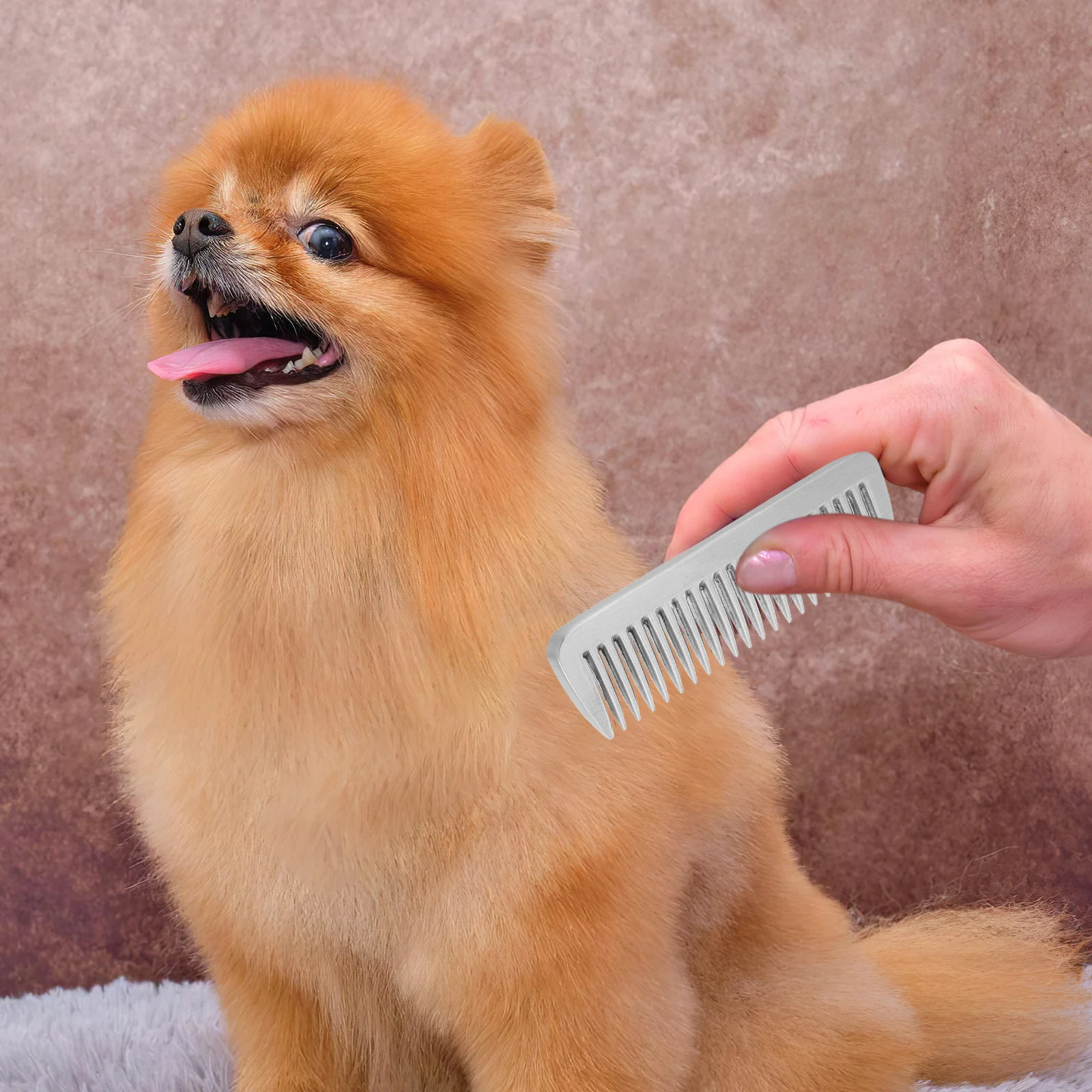 Metal Horse Comb Aluminum Fine Tooth Pet Grooming Brush for Detangling Dandruff Removal Shiny Healthy
Metal Horse Comb Aluminum Fine Tooth Pet Grooming Brush for Detangling Dandruff Removal Shiny Healthy