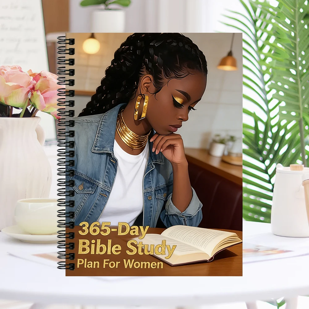 Mother's Day Gift | 365-Day Women's Bible Study Notebook | Black Woman Exclusive Devotional Journal | Christian Spiral Coil Plan
Mother's Day Gift | 365-Day Women's Bible Study Notebook | Black Woman Exclusive Devotional Journal | Christian Spiral Coil Plan