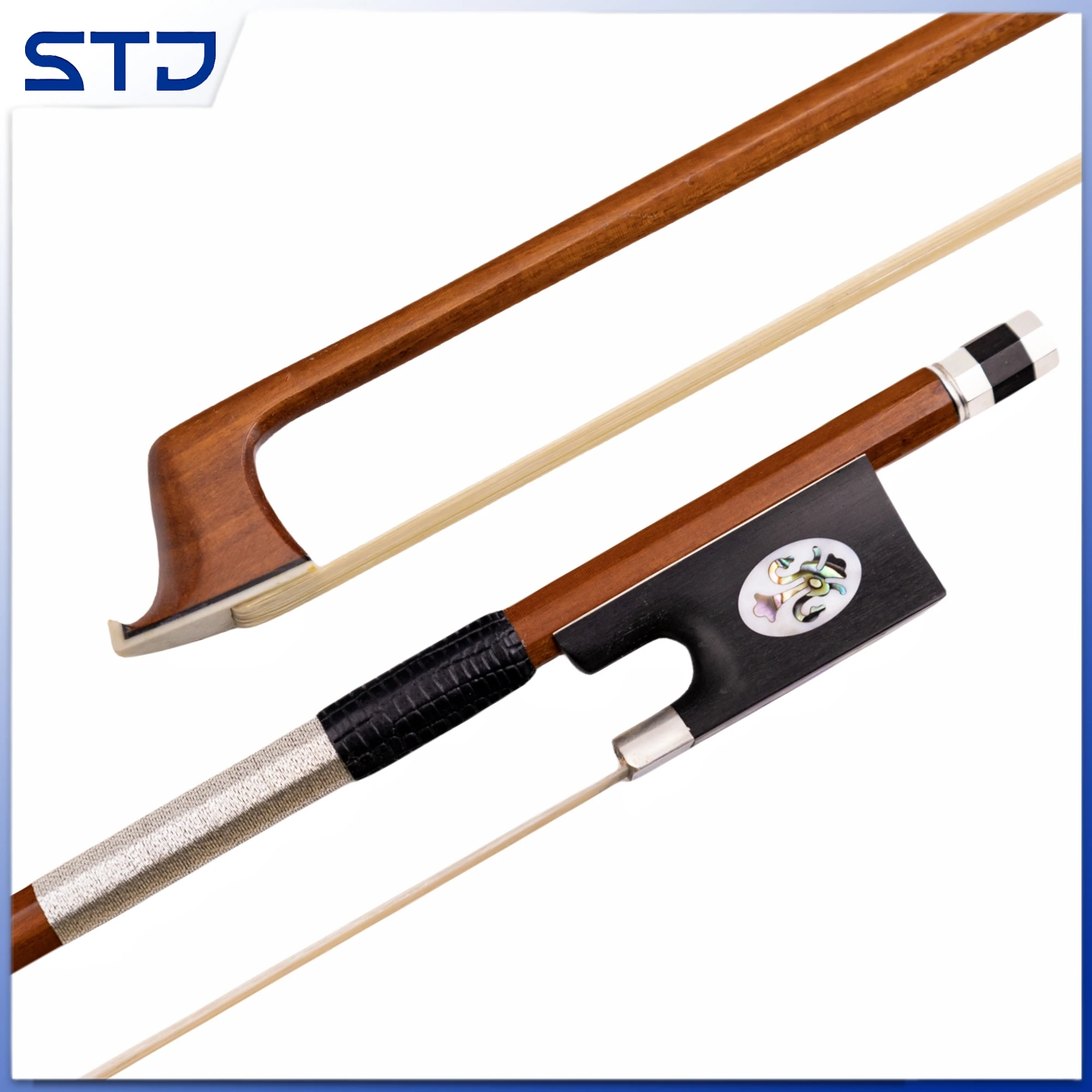 Master level Pernambuco violin bow Ebony Frog 4/4 Violin bow Silver Button Parts Accessories Natural horse tail hair
Master level Pernambuco violin bow Ebony Frog 4/4 Violin bow Silver Button Parts Accessories Natural horse tail hair